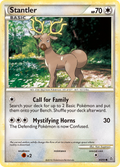 Stantler 64/95 Pokémon Unleashed (2010) English card — catalogue reference