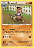Krokorok 64/114 Pokémon Black & White (2011) English card — catalogue reference