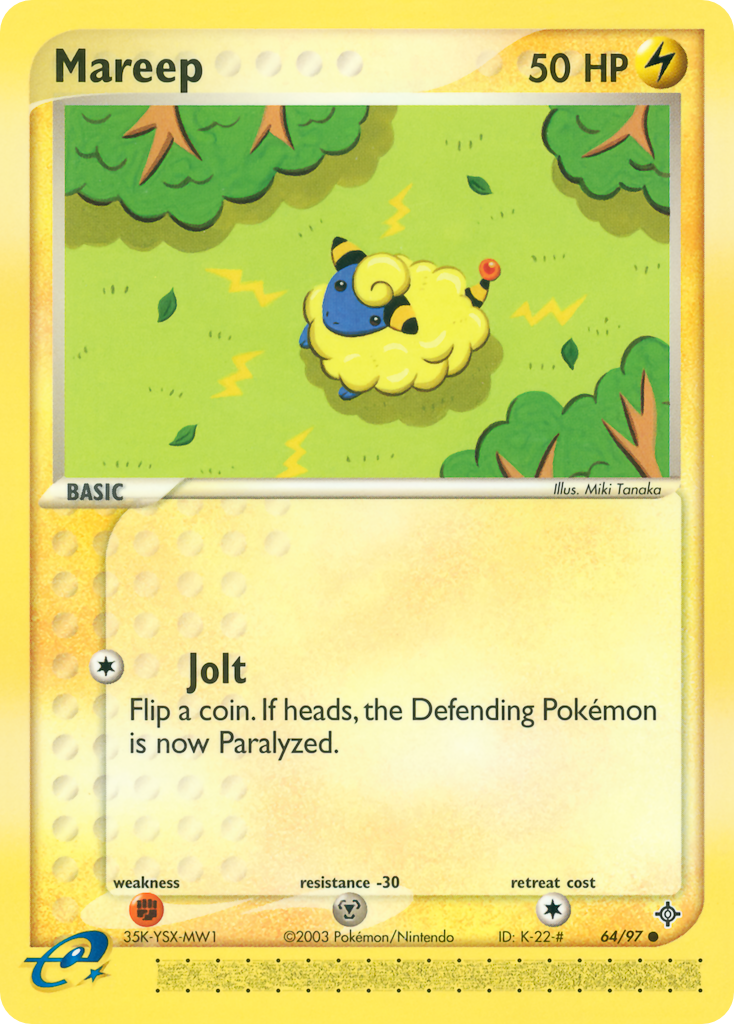 Mareep 64/97 — Pokémon EX Dragon