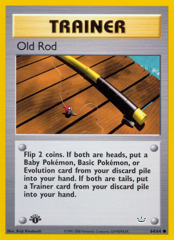 Old Rod 64/64 — Pokémon Neo Revelation