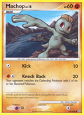 Machop 64/100 Pokémon Stormfront (2008) English card — catalogue reference