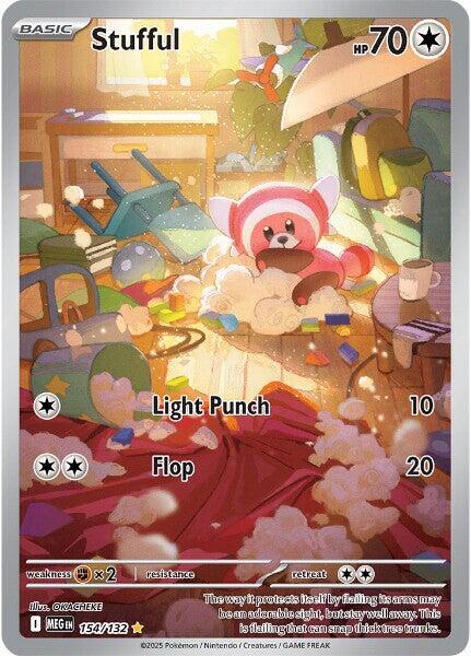 Stufful - Illustration Rare ME01: Mega Evolution 154/132 MP (Back)