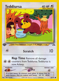 Teddiursa 65/75 — Pokémon Neo Discovery