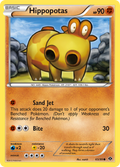 Hippopotas 65/99 Pokémon Next Destinies (2012) English card — catalogue reference