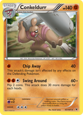 Conkeldurr 65/101 Pokémon Noble Victories (2011) English card — catalogue reference