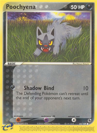 Poochyena 65/109 — Pokémon EX Ruby & Sapphire