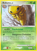 Kakuna 66/111 Pokémon Rising Rivals (2009) English card — catalogue reference