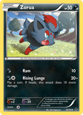 Zorua 66/98 Pokémon Emerging Powers (2011) English card — catalogue reference