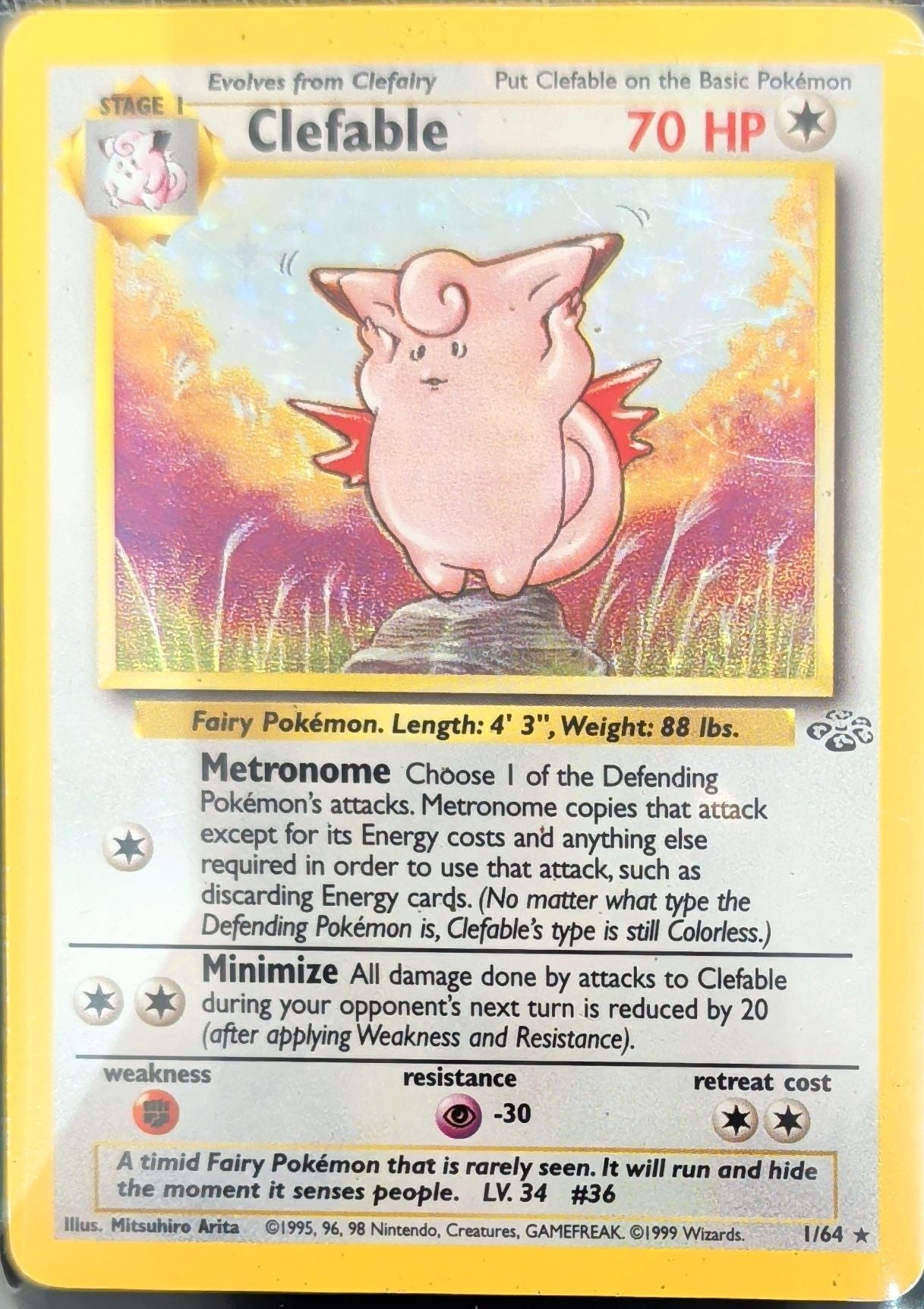 Clefable (17) Rare Jungle 17/64 MP