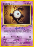 Unown [E] 67/75 — Pokémon Neo Discovery