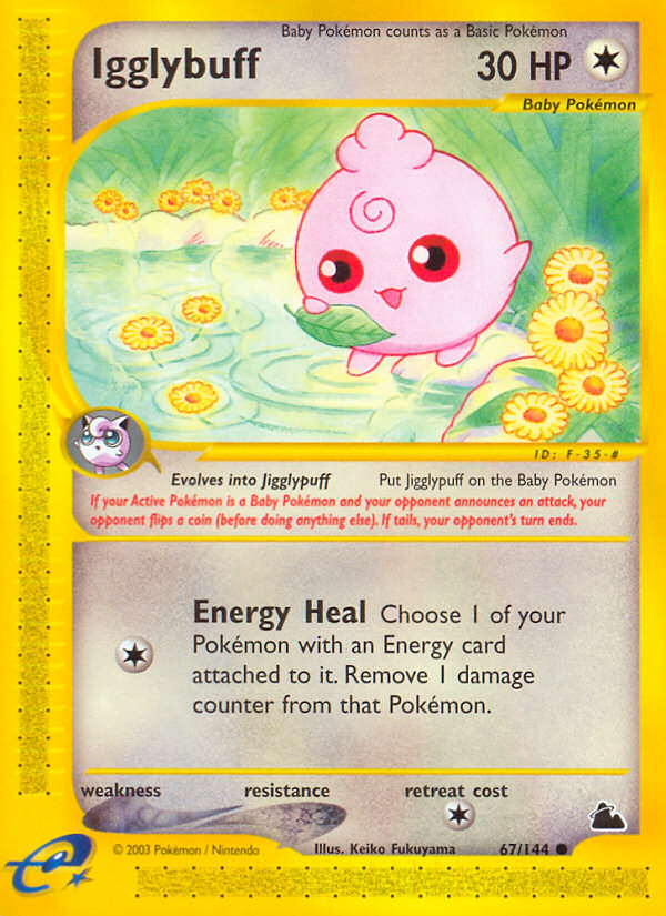 Igglybuff 67/144 — Pokémon Skyridge