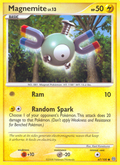Magnemite 67/100 Pokémon Stormfront (2008) English card — catalogue reference