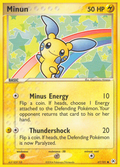 Minun 67/101 Pokémon EX Hidden Legends