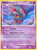 Misdreavus 68/100 Pokémon Stormfront (2008) English card — catalogue reference