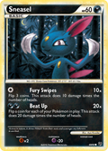 Sneasel 68/90 Pokémon Undaunted (2010) English card — catalogue reference