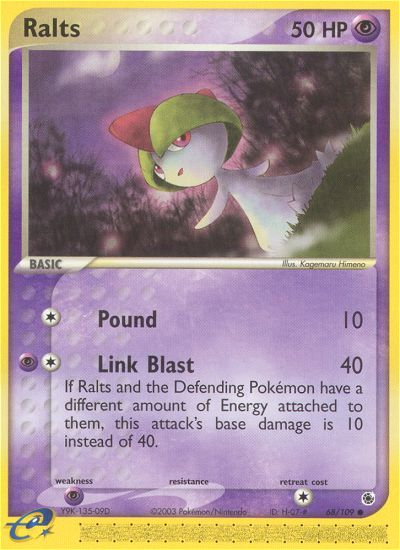 Ralts 68/109 — Pokémon EX Ruby & Sapphire