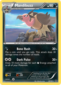 Mandibuzz 69/98 Pokémon Emerging Powers (2011) English card — catalogue reference