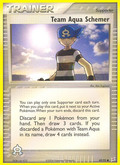 Team Aqua Schemer 69/95 — Pokémon EX Team Magma vs Team Aqua