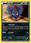Zorua 69/108 Pokémon Dark Explorers (2012) English card — catalogue reference