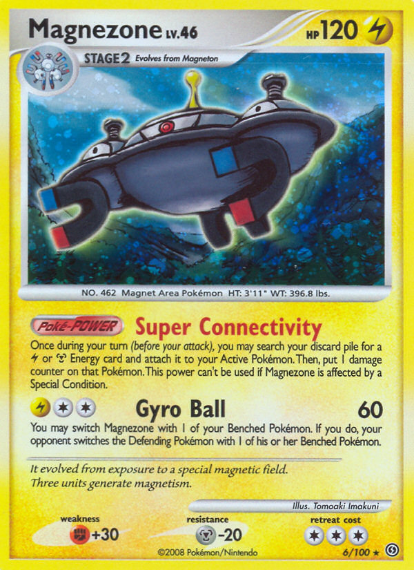 Magnezone 6/100 Pokémon Stormfront (2008) English card — catalogue reference
