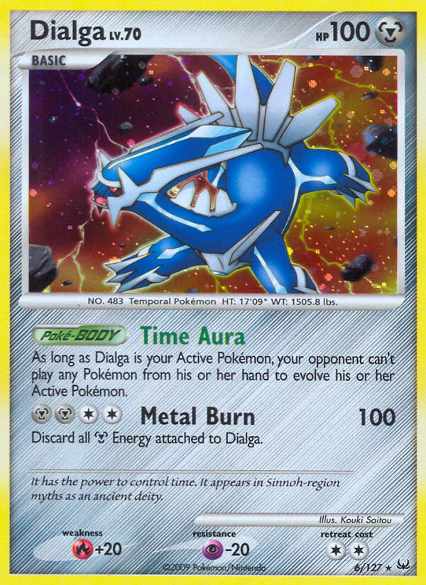 Dialga 6/127 Pokémon Platinum (2009) English card — catalogue reference