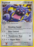 Exploud 6/101 Pokémon EX Hidden Legends 2004 Holo Rare card