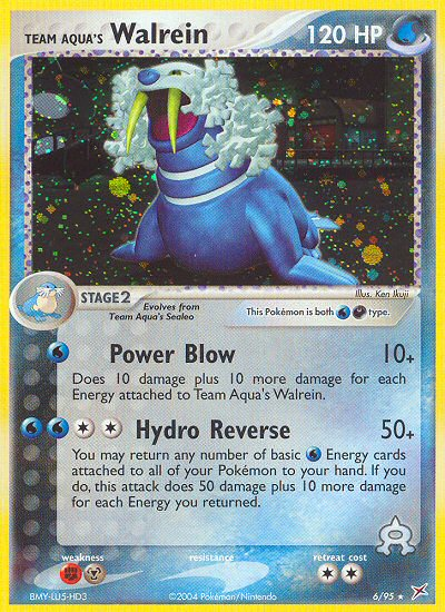 Team Aqua's Walrein 6/95 — Pokémon EX Team Magma vs Team Aqua