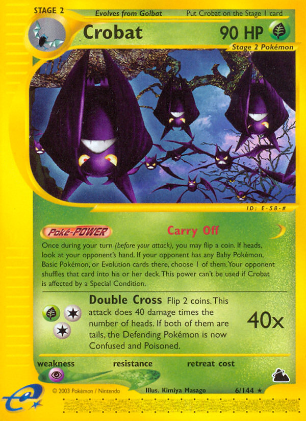 Crobat 6/144 — Pokémon Skyridge