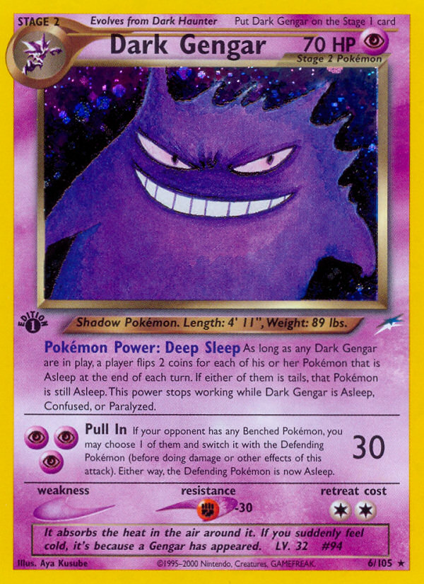 Dark Gengar 6/105 — Pokémon Neo Destiny