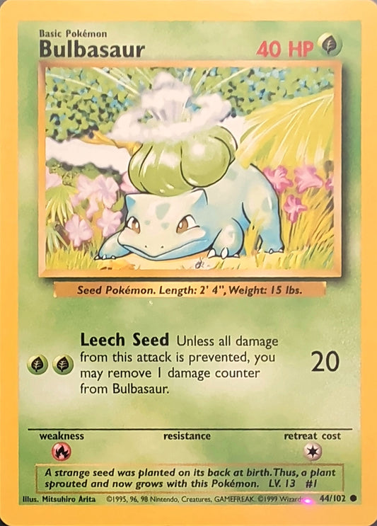 Bulbasaur Common Base Set 044/102 MP
