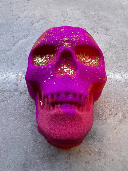 Unique creations soap company - Extra large Skull bath bomb