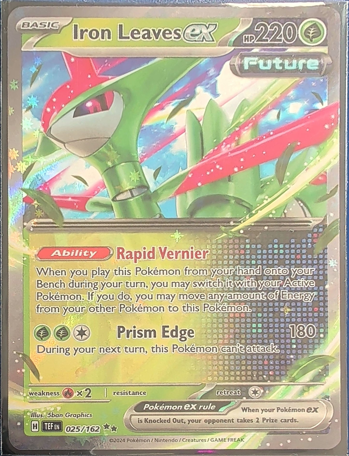 Iron Leaves ex - Double Rare SV05: Temporal Forces 025/162 MP