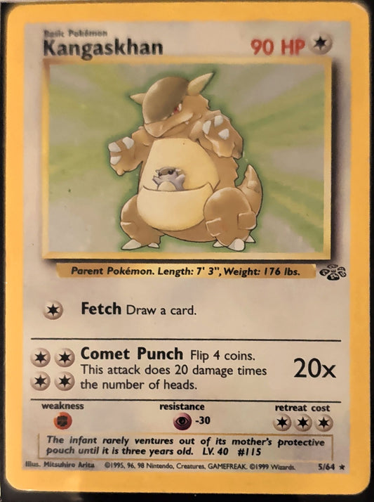 Kangaskhan (5) Holo Rare Jungle 05/64 MP
