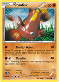 Stunfisk 70/124 Pokémon Dragons Exalted (2012) English card — catalogue reference