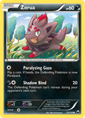 Zorua 70/108 Pokémon Dark Explorers (2012) English card — catalogue reference