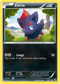 Zorua 70/114 Pokémon Black & White (2011) English card — catalogue reference