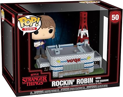  Stranger Things POP! Town Vinyl Figures
Rockin' Robin with The Squawk 9 cm