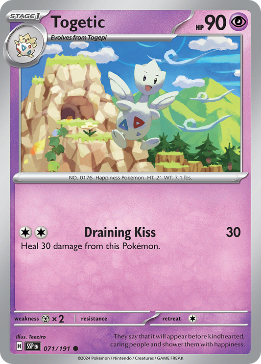 Pokemon Togetic Surging Sparks 071/191