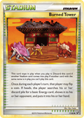 Burned Tower 71/90 Pokémon Undaunted (2010) English card — catalogue reference