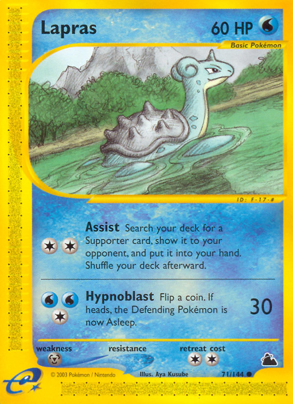 Lapras 71/144 — Pokémon Skyridge