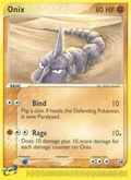 Onix 71/100 — Pokémon EX Sandstorm
