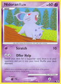 Nidoran ♀ 71/111 Pokémon Rising Rivals (2009) English card — catalogue reference