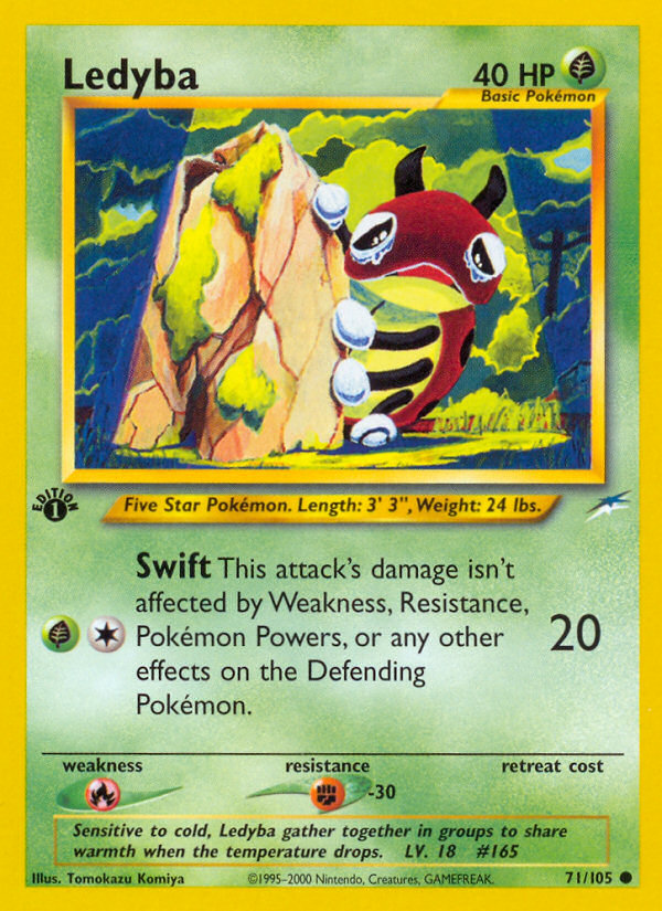 Ledyba 71/105 — Pokémon Neo Destiny
