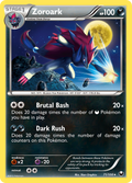 Zoroark 71/108 Pokémon Dark Explorers (2012) English card — catalogue reference
