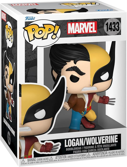 Marvel POP! Vinyl Figure Split Wolverine/Logan 9 cm