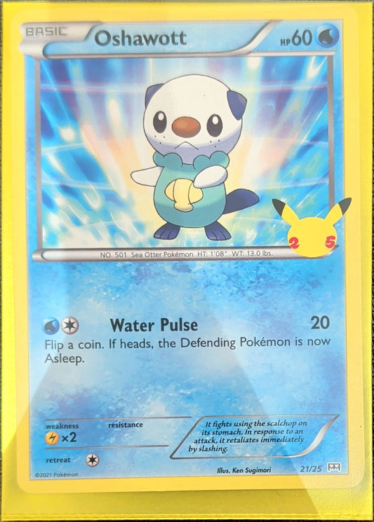 Oshawott - 21/25 Promo McDonald's 25th Anniversary Promos 021/025 MP