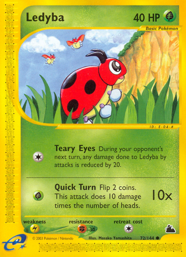 Ledyba 72/144 — Pokémon Skyridge