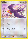 Taillow 72/109 — Pokémon EX Ruby & Sapphire