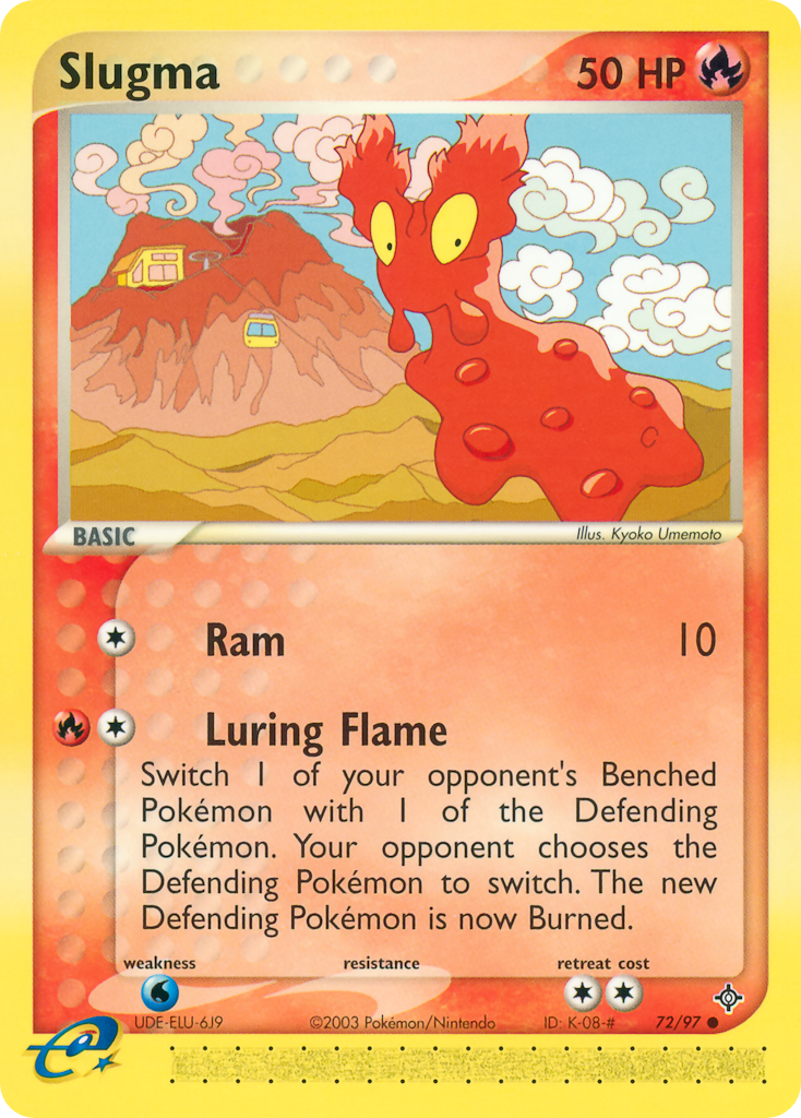 Slugma 72/97 — Pokémon EX Dragon