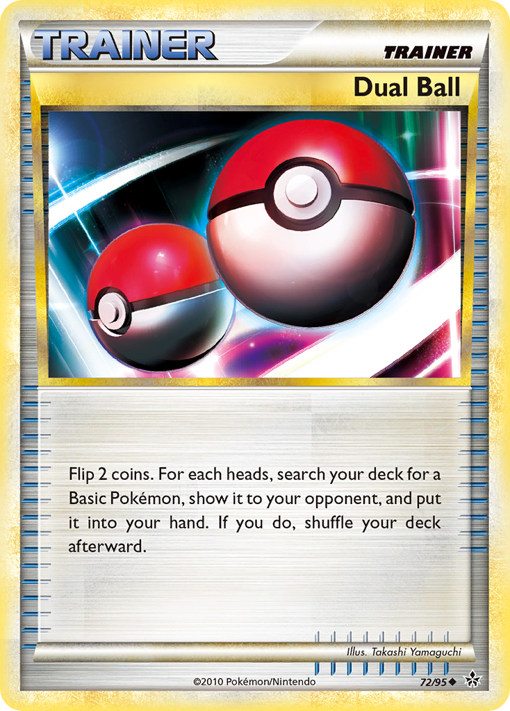 Dual Ball 72/95 Pokémon Unleashed (2010) English card — catalogue reference